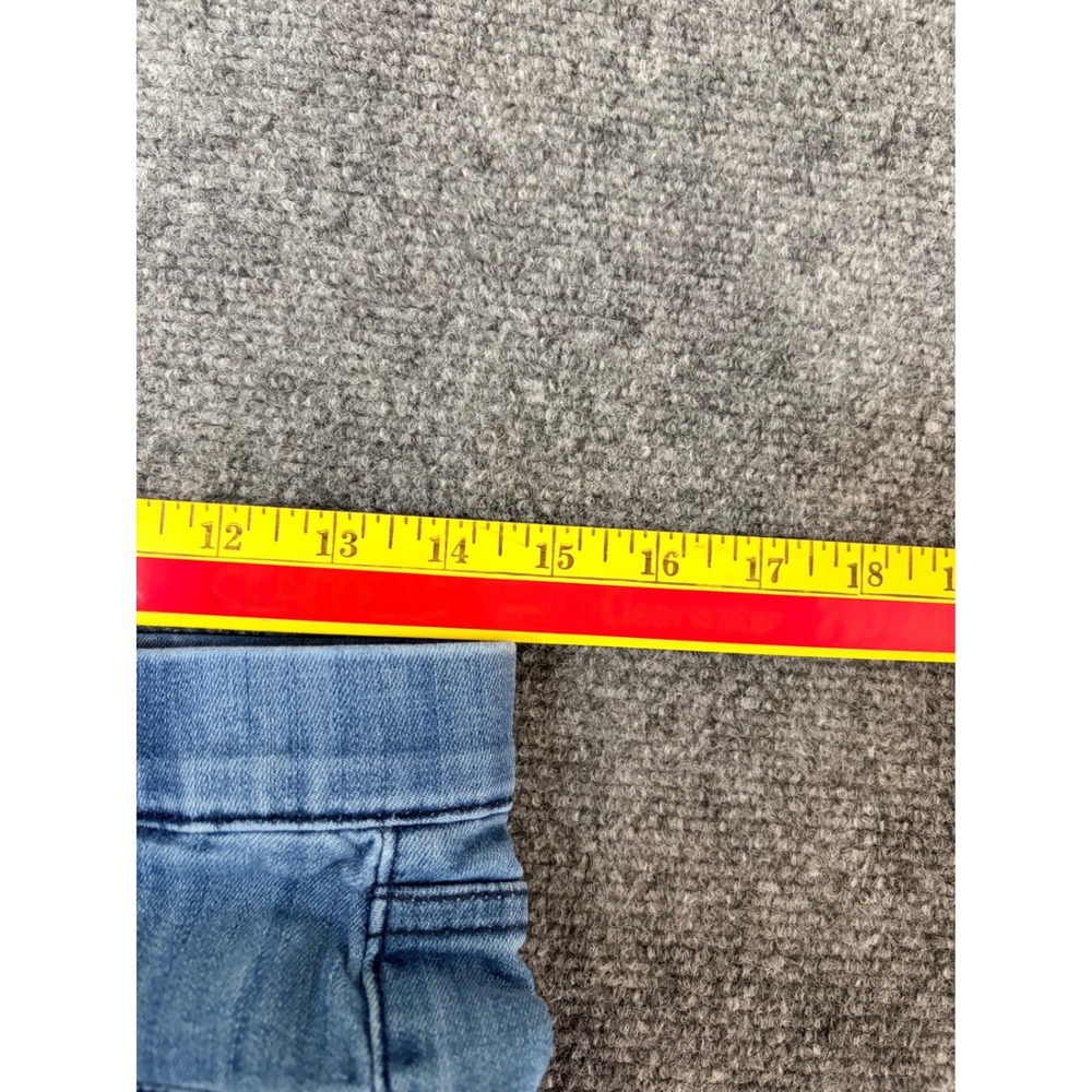 Judy Blue Skinny Fit Jeans Light Wash Raw Released Hem Pull On Size 9/29 - Picture 7 of 9